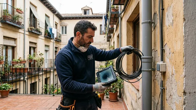 Bajantes en Madrid: Limpieza, CCTV y Rehabilitación